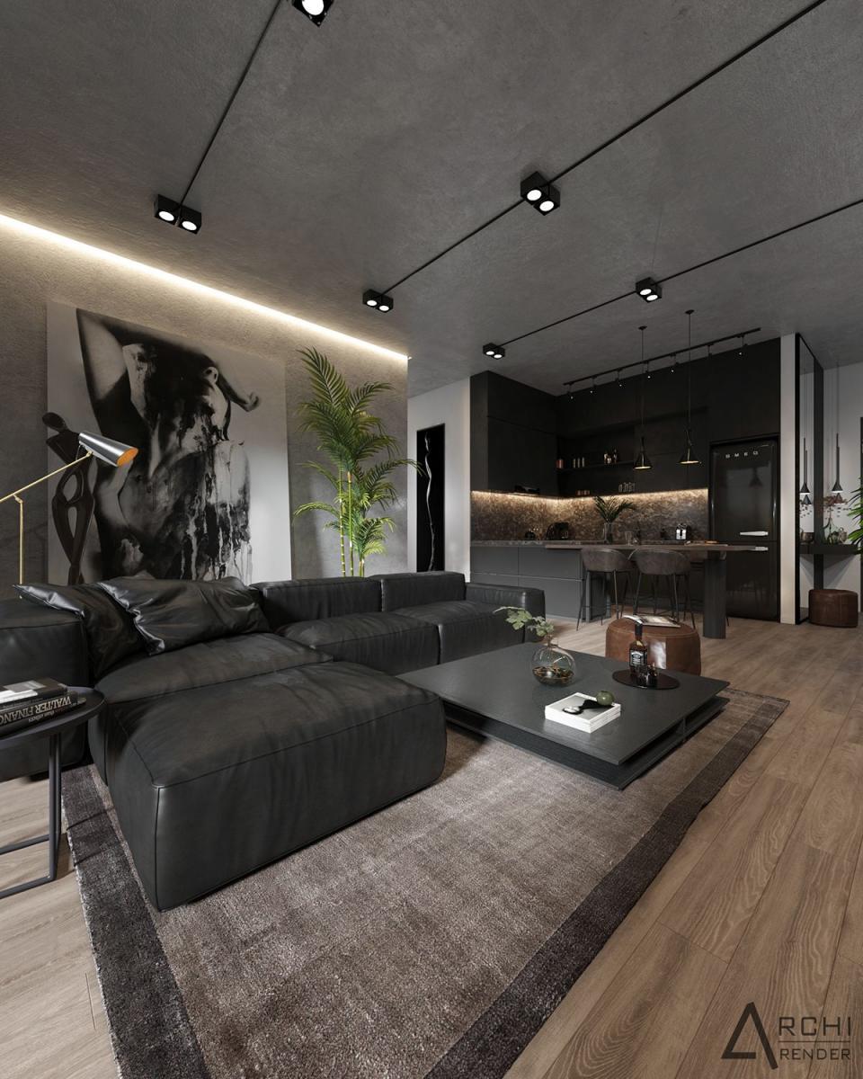 Apartamento estilo industrial