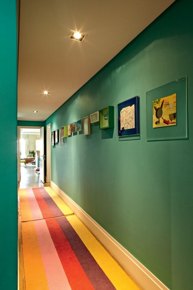 corredor decorado 