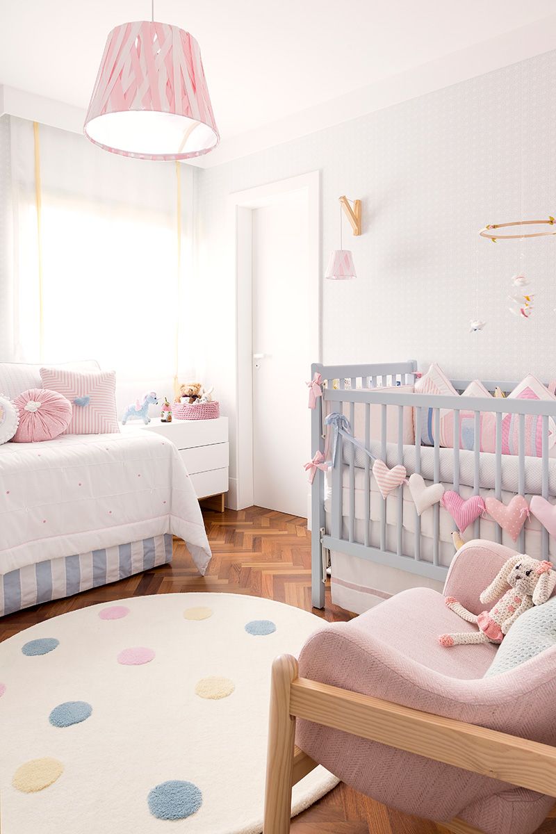 Quarto de bebê para Menina  Inspire-se com 40 projetos incríveis!