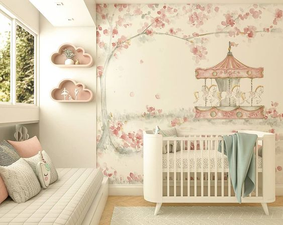 quarto de bebê para menina 